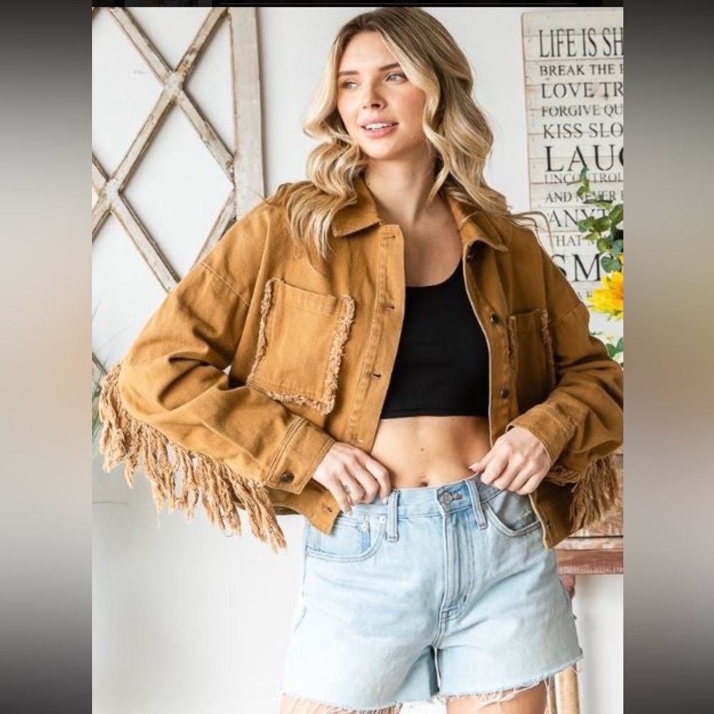 Fringe Twill Concert Jacket - Oli and Hali